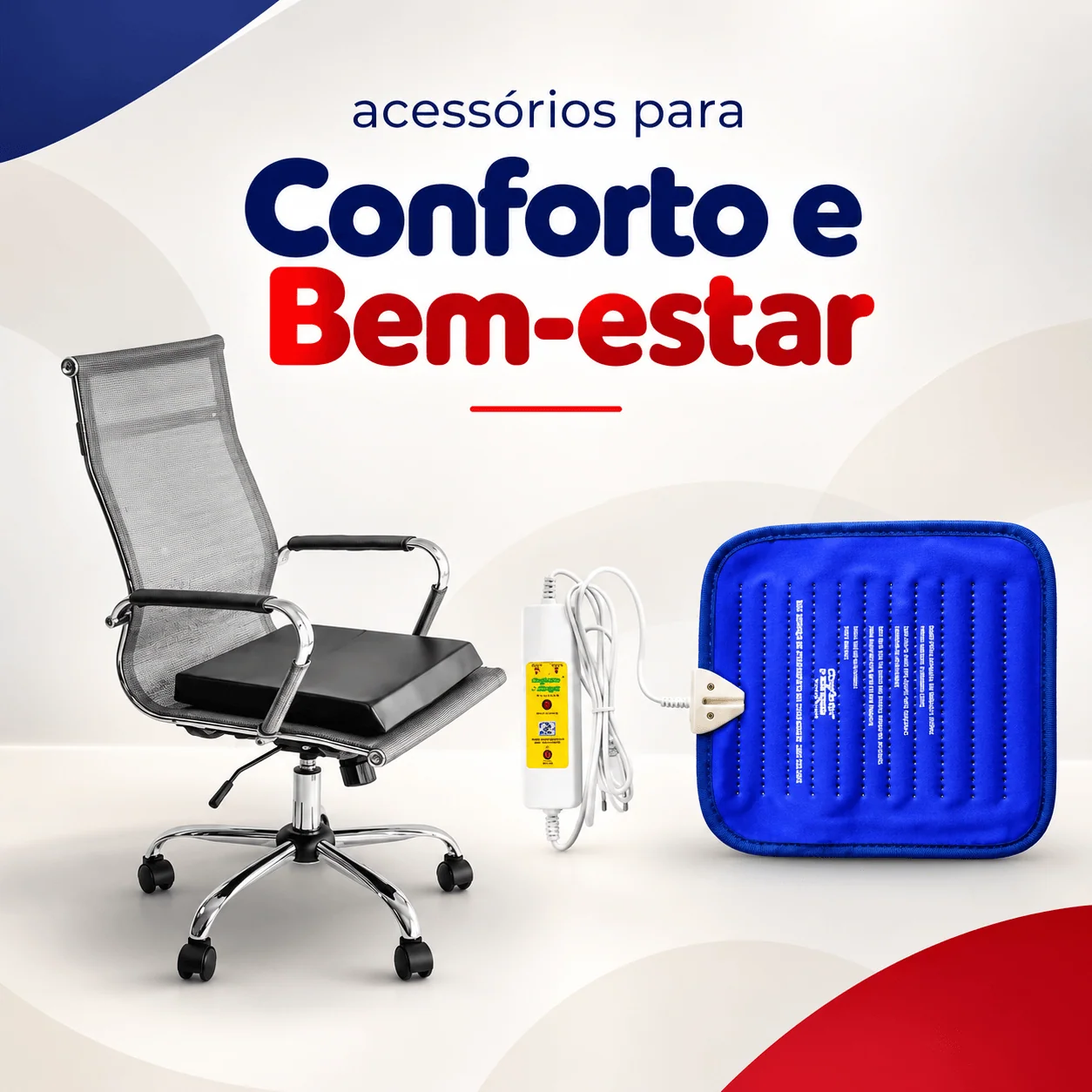 Acessórios para conforto e bem-estar