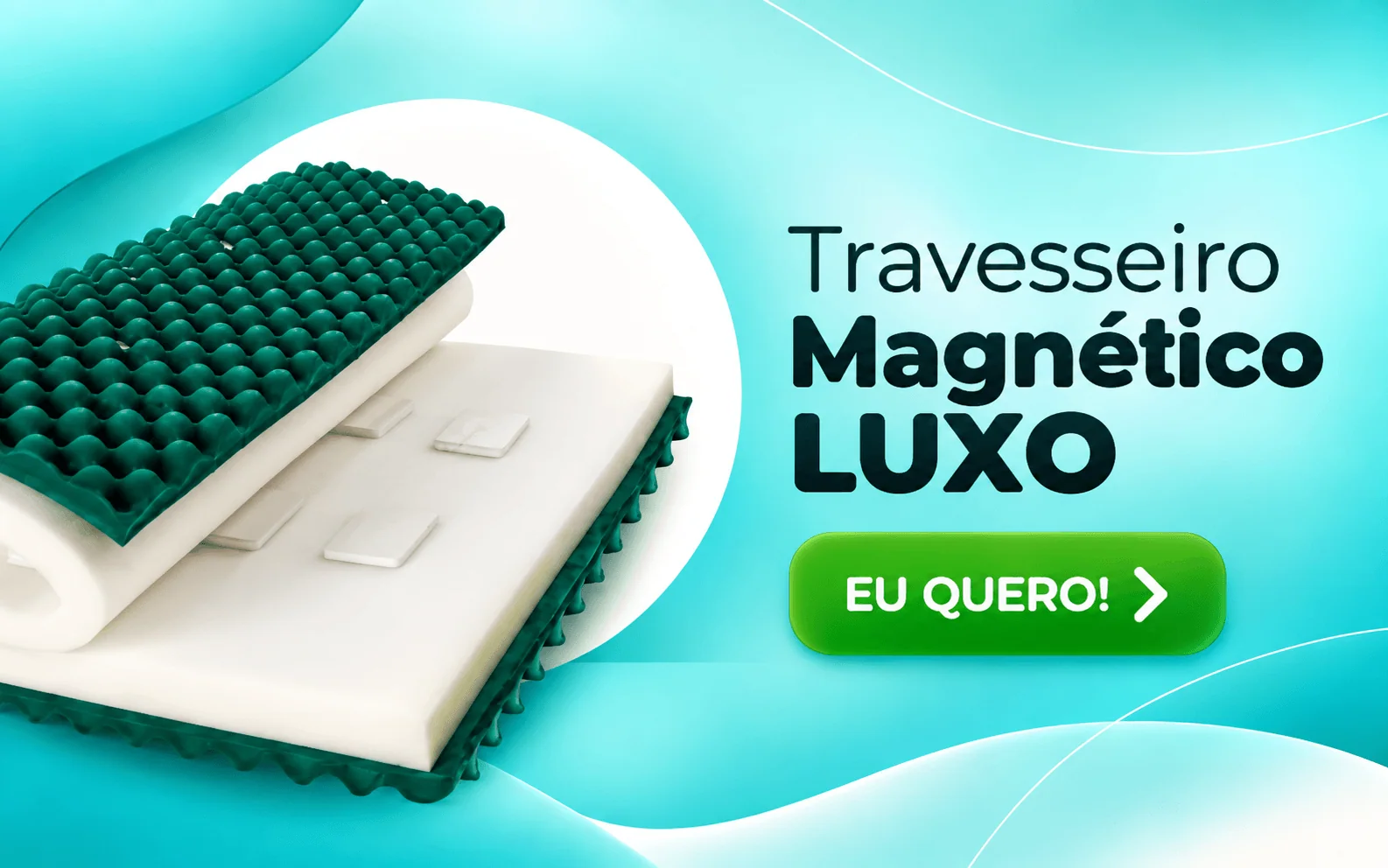 Travesseiros magnéticos