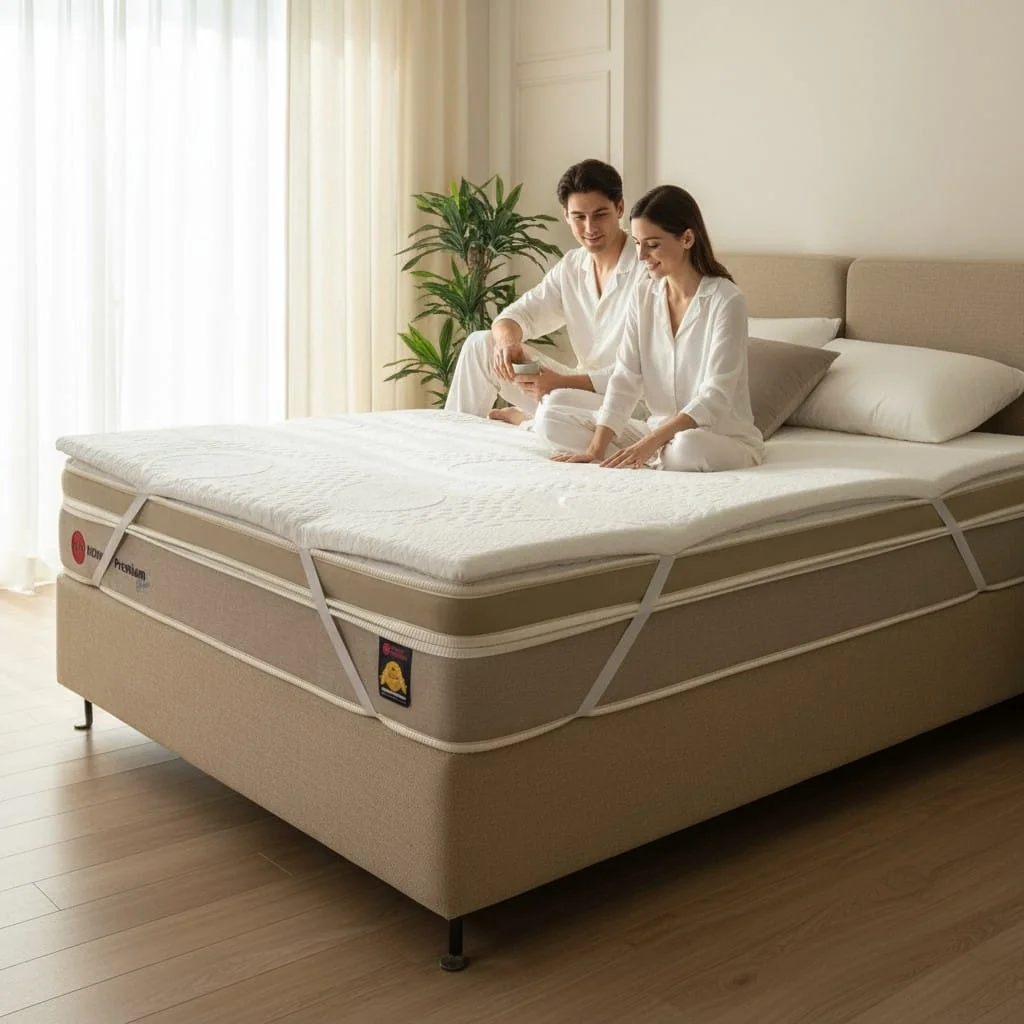 Pilow Top Soft Para Colchão Kenko Premium Com Elásticos Fixação - Solteiro 88x188