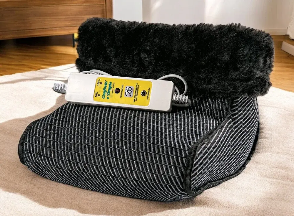 Aquecedor para os Pés (Pantufa) Térmica Bivolt 02 Temperaturas — segunda foto