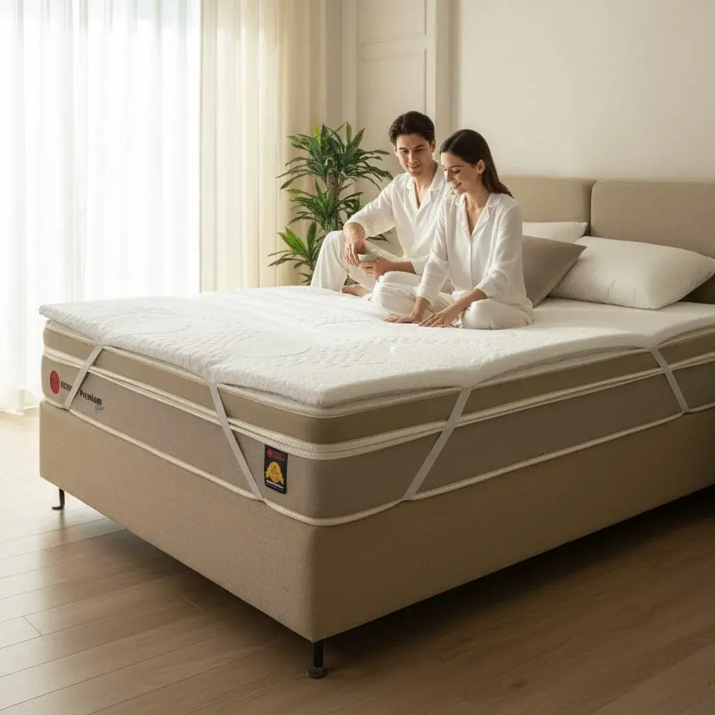 Pilow Top Soft Para Colchão Kenko Premium Com Elásticos Fixação - Solteiro 88x188
